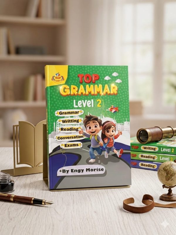 كتاب توب جرامر مستوي ثاني تأسيس قواعد اللغة الانجليزية للاطفال